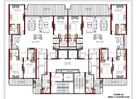 DKG GROUP MOHALI AVEDA Luxury Flats Project By DKG Mohali - E-Block, Airport Chownk, Airport Road, Mohali